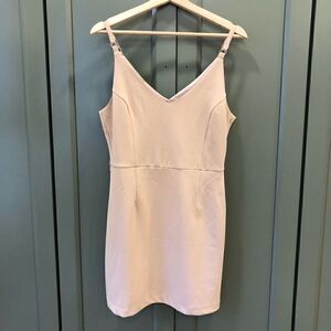 Lulu’s Beige Nude Bodycon Mini Dress